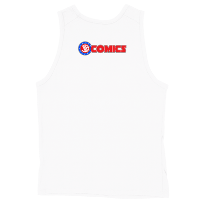 Soft Style Unisex Tank Top - White - back