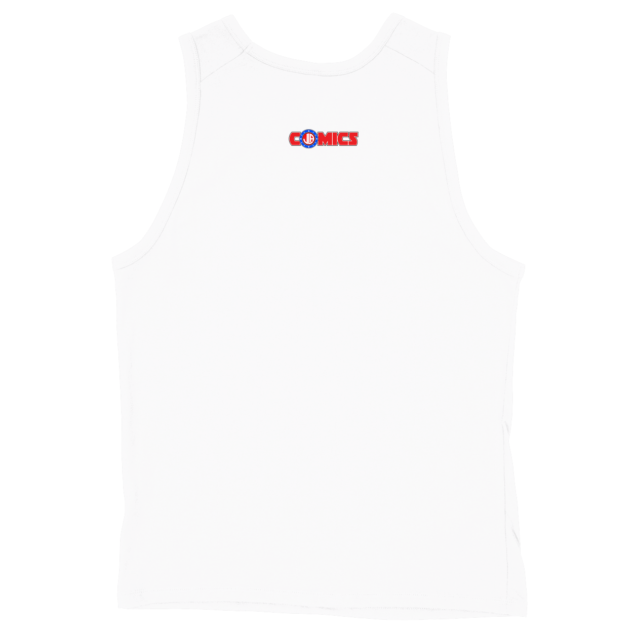 Soft Style Unisex Tank Top - White - back