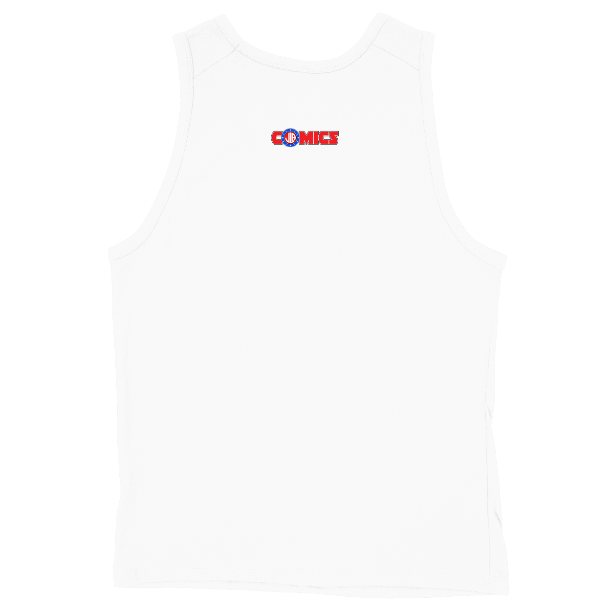Soft Style Unisex Tank Top - White - back