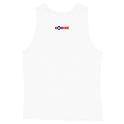 Soft Style Unisex Tank Top - White - back