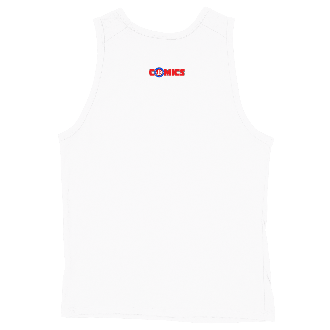 Soft Style Unisex Tank Top - White - back