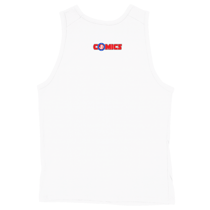 Soft Style Unisex Tank Top - White - back