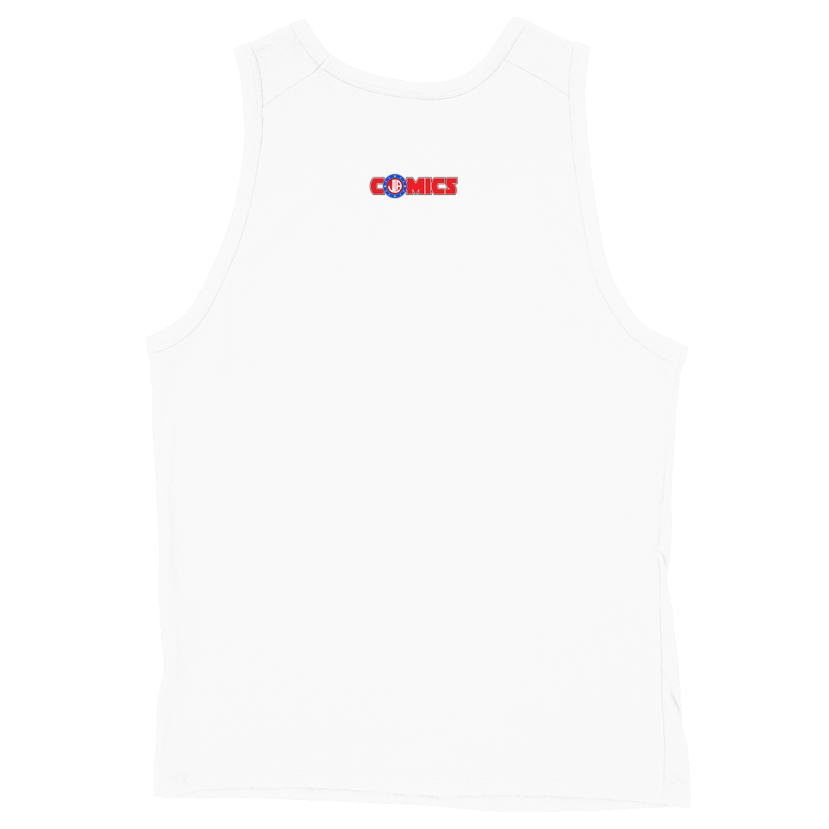 Soft Style Unisex Tank Top - White - back