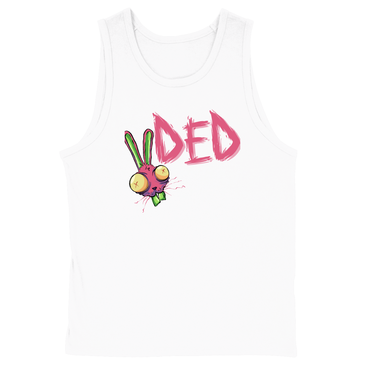 Soft Style Unisex Tank Top - White - front***White|||Soft Style Unisex Tank Top