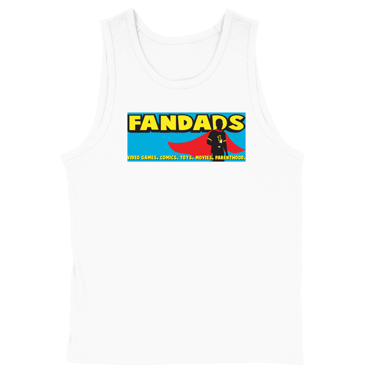 Soft Style Unisex Tank Top - White - front***White|||Soft Style Unisex Tank Top