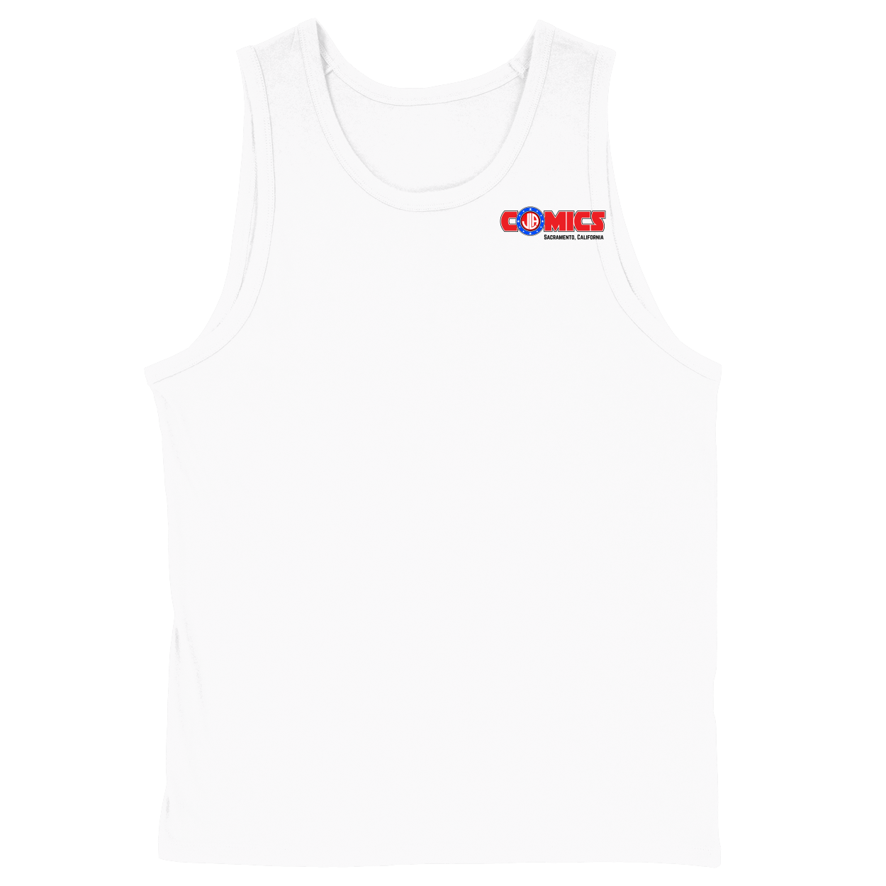 Soft Style Unisex Tank Top - White - front***White|||Soft Style Unisex Tank Top