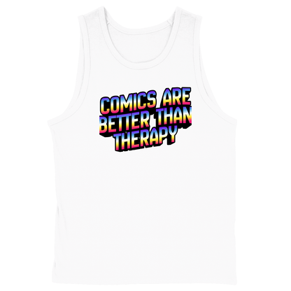 Soft Style Unisex Tank Top - White - front
