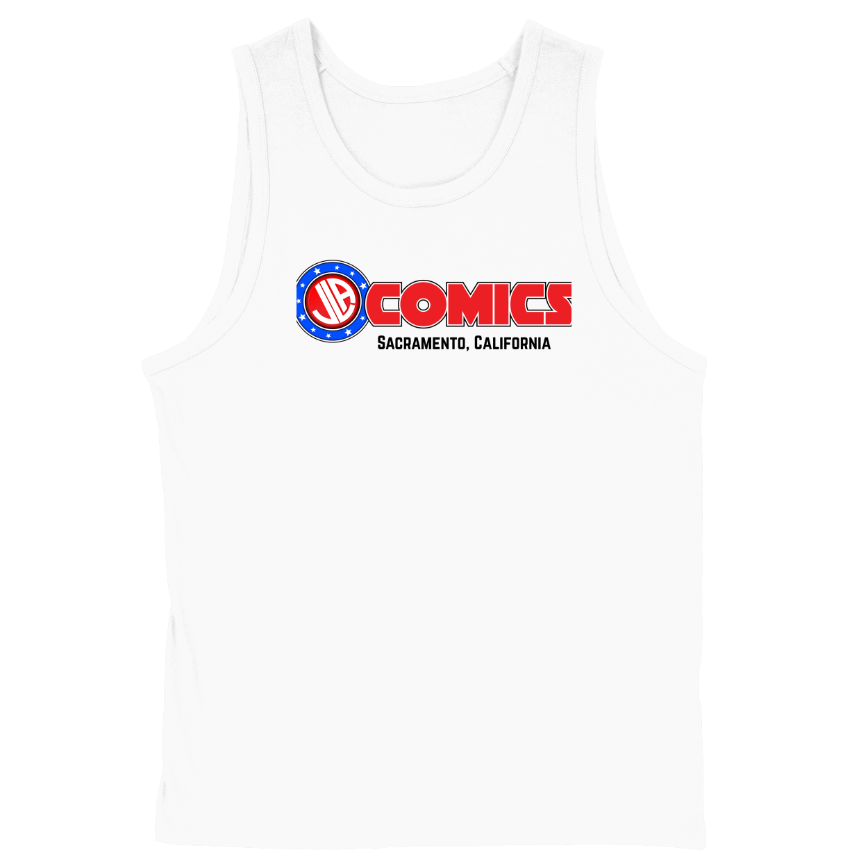 Soft Style Unisex Tank Top - White - front***White|||Soft Style Unisex Tank Top