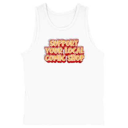 Soft Style Unisex Tank Top - White - front