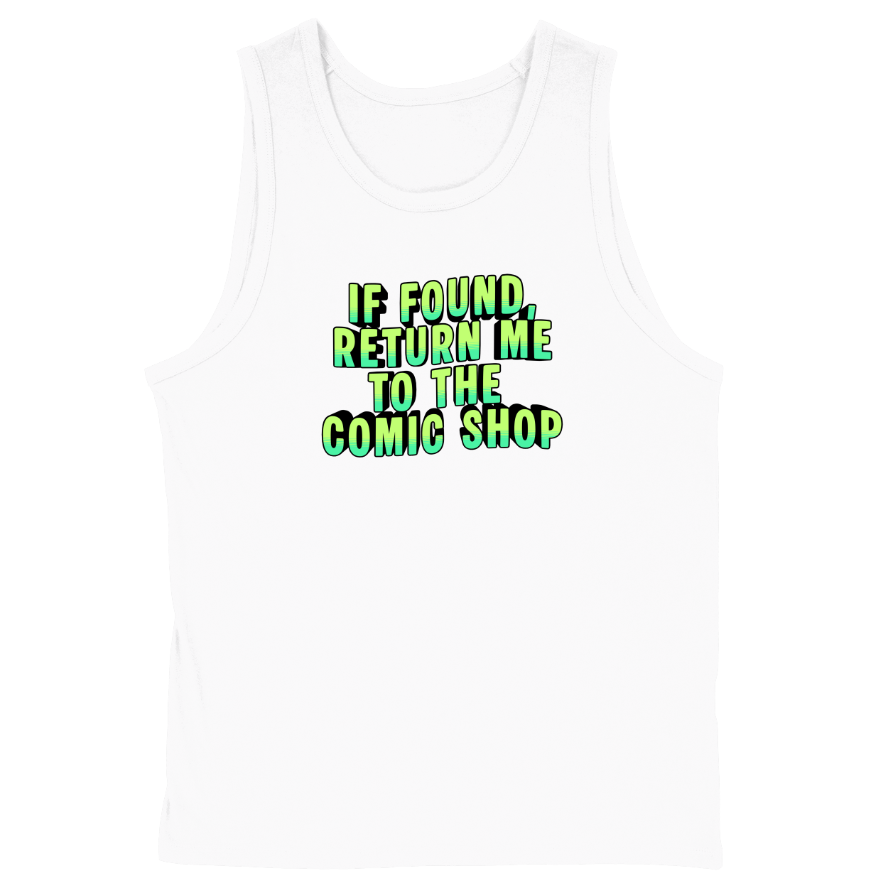 Soft Style Unisex Tank Top - White - front***White|||Soft Style Unisex Tank Top