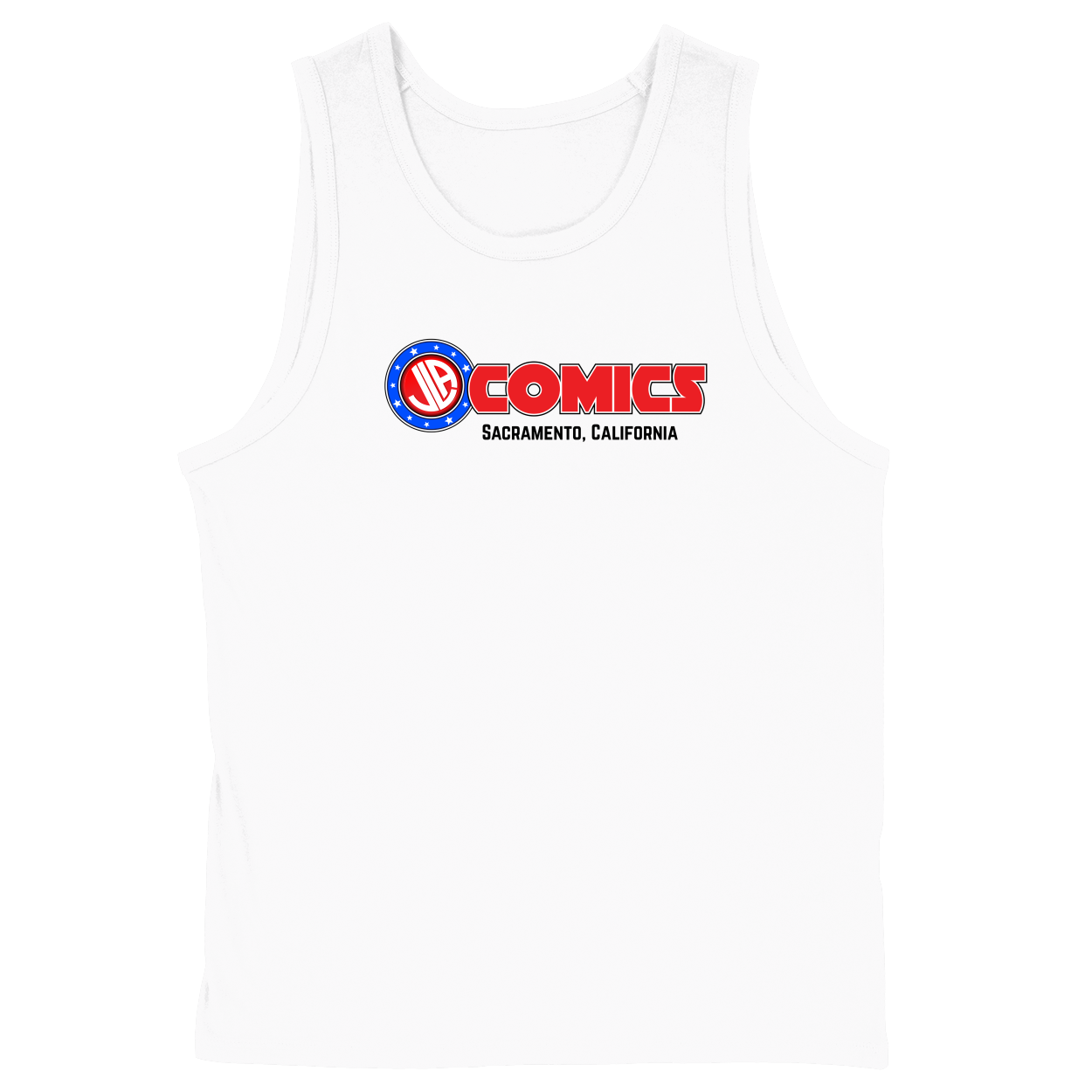 Soft Style Unisex Tank Top - White - front