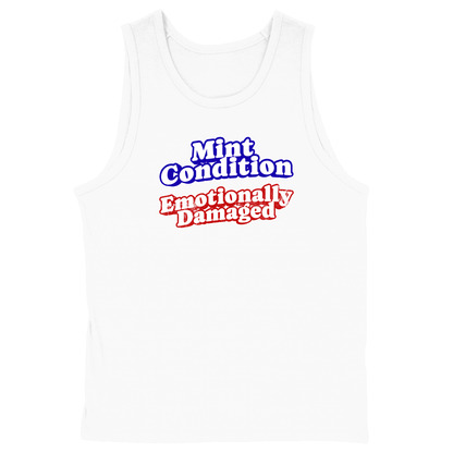 Soft Style Unisex Tank Top - White - front