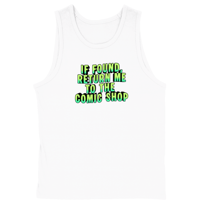 Soft Style Unisex Tank Top - White - front