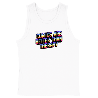 Soft Style Unisex Tank Top - White - front