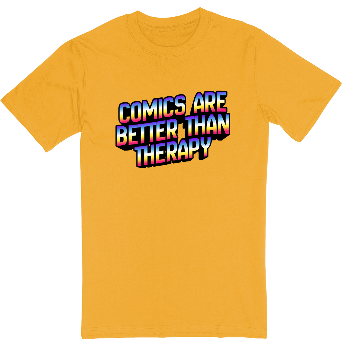Standard Soft Style Unisex T-Shirt - Athletic Gold - front***Athletic Gold|||Standard Soft Style Unisex T-Shirt