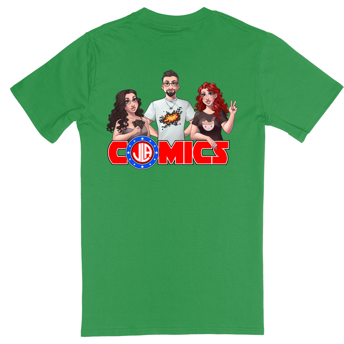 Standard Soft Style Unisex T-Shirt - Green - back***Green|||Standard Soft Style Unisex T-Shirt