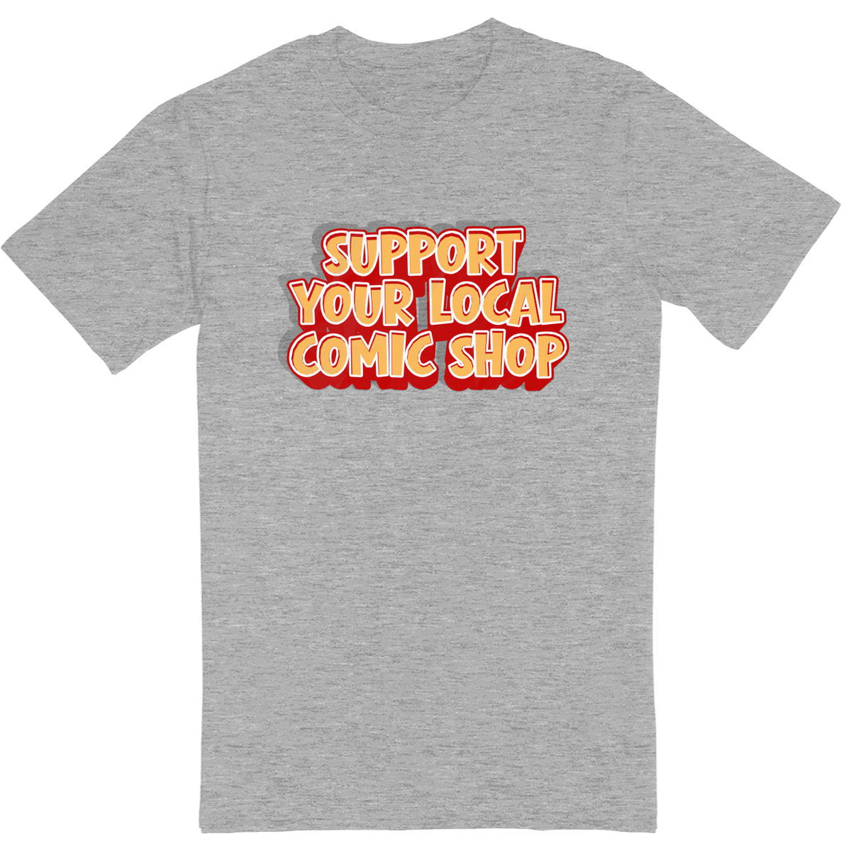 Standard Soft Style Unisex T-Shirt - Heather Grey - front***Heather Grey|||Standard Soft Style Unisex T-Shirt