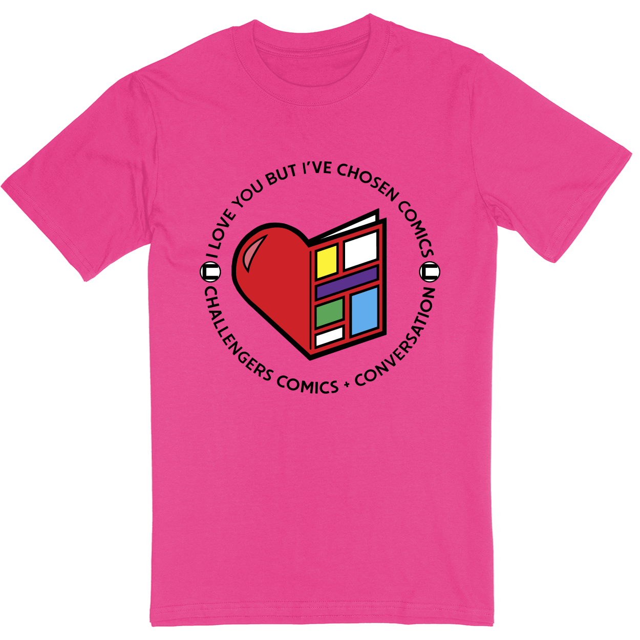 Standard Soft Style Unisex T-Shirt - Hot Pink - front
