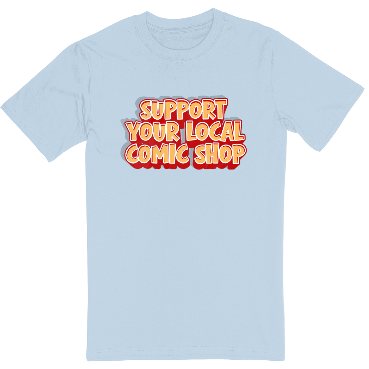 Standard Soft Style Unisex T-Shirt - Light Blue - front***Light Blue|||Standard Soft Style Unisex T-Shirt