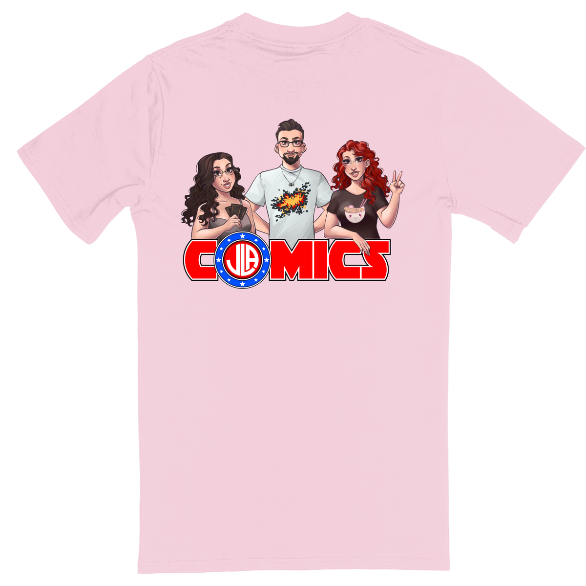 Standard Soft Style Unisex T-Shirt - Light Pink - back