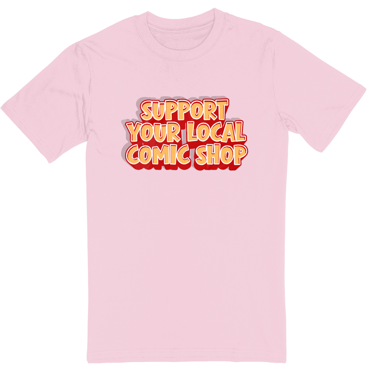 Standard Soft Style Unisex T-Shirt - Light Pink - front***Light Pink|||Standard Soft Style Unisex T-Shirt