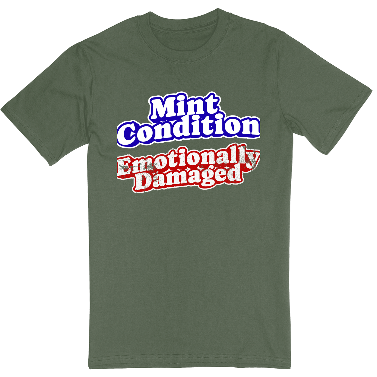Standard Soft Style Unisex T-Shirt - Military Green - front***Military Green|||Standard Soft Style Unisex T-Shirt