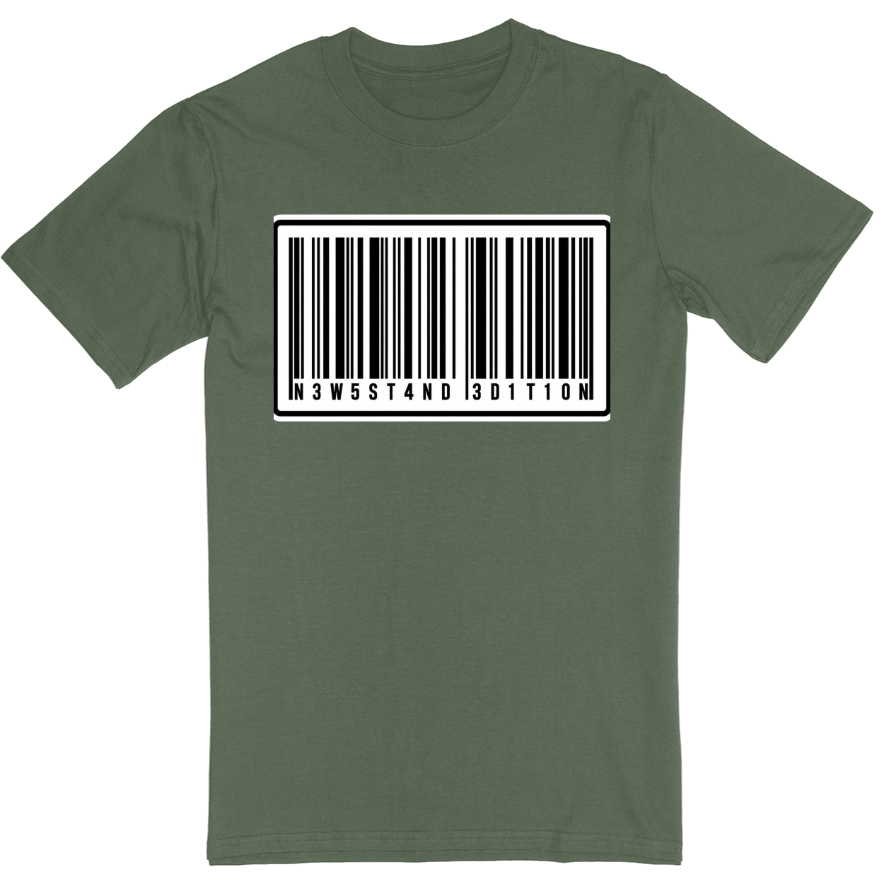 Standard Soft Style Unisex T-Shirt - Military Green - front***Military Green|||Standard Soft Style Unisex T-Shirt