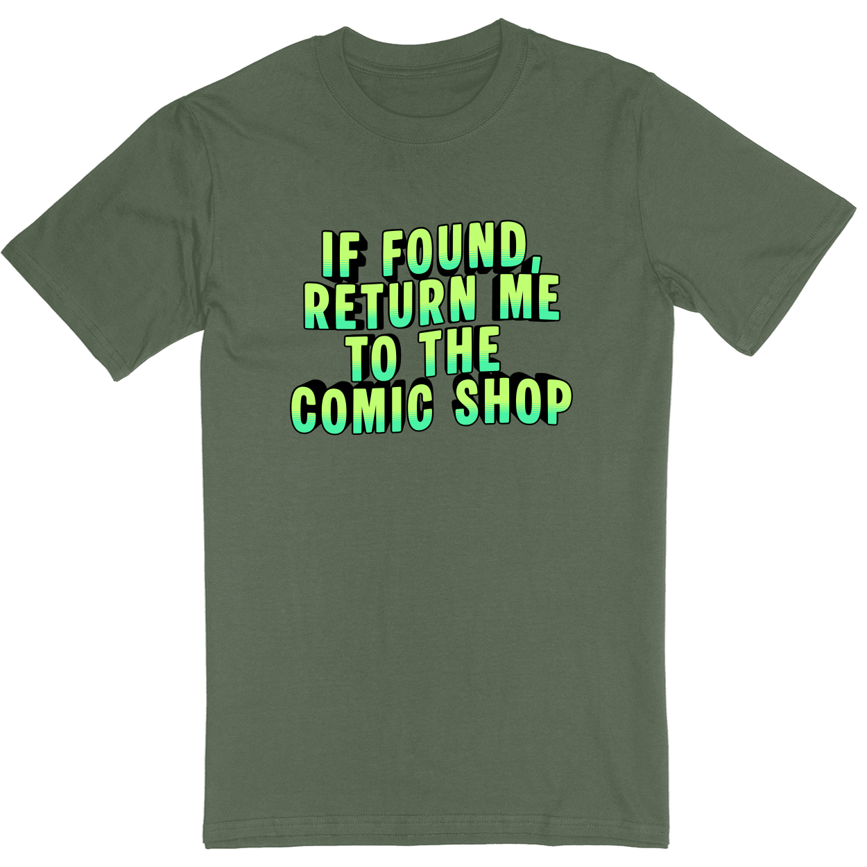 Standard Soft Style Unisex T-Shirt - Military Green - front