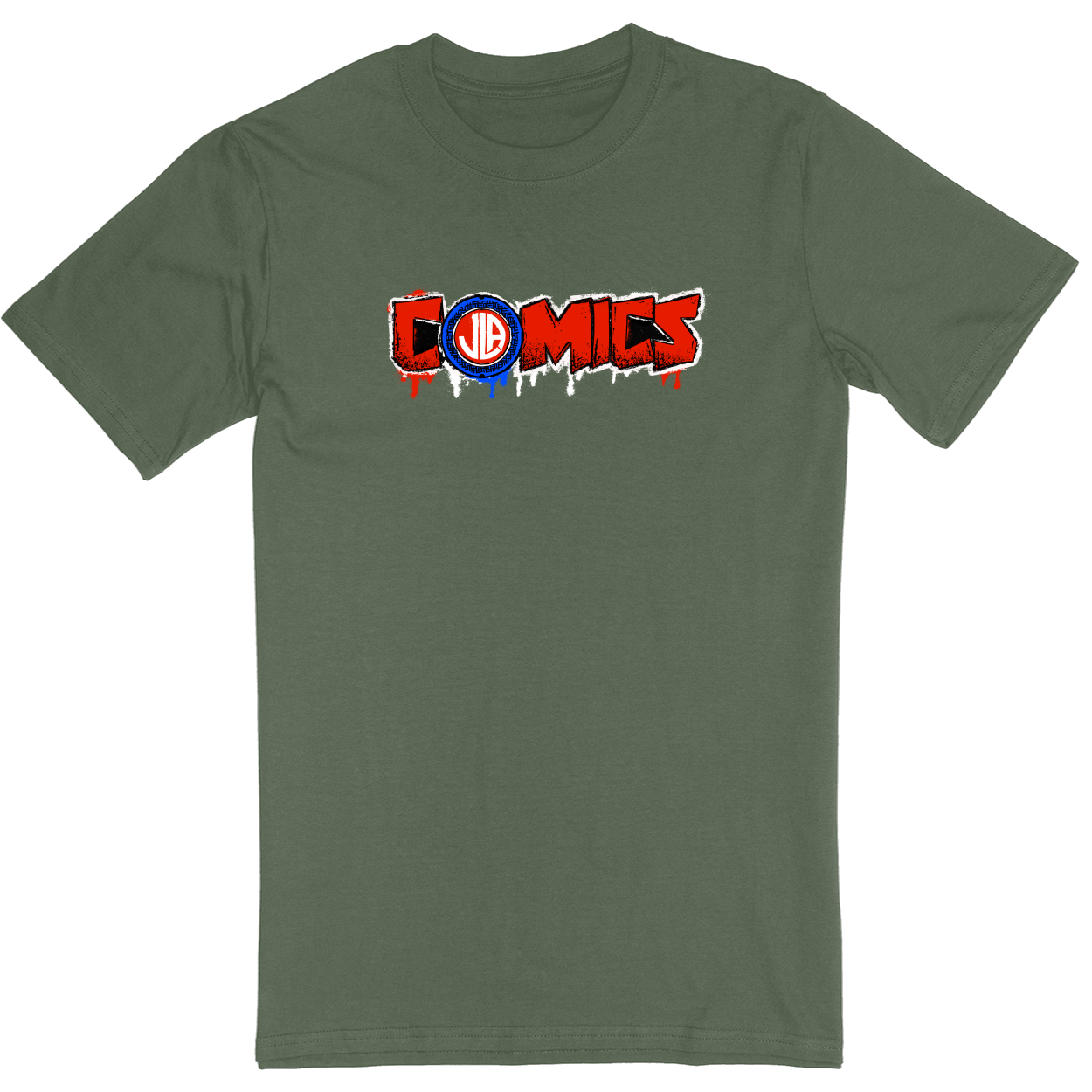 Standard Soft Style Unisex T-Shirt - Military Green - front***Military Green|||Standard Soft Style Unisex T-Shirt