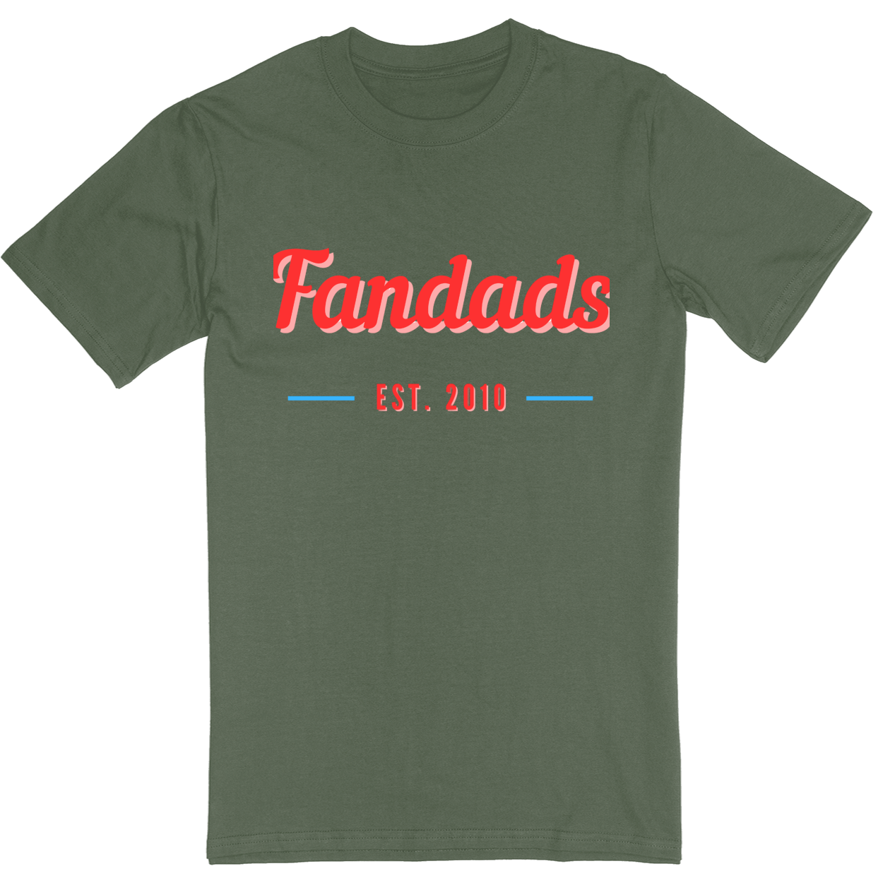 Standard Soft Style Unisex T-Shirt - Military Green - front***Military Green|||Standard Soft Style Unisex T-Shirt