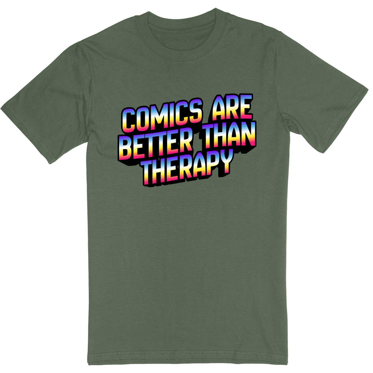 Standard Soft Style Unisex T-Shirt - Military Green - front