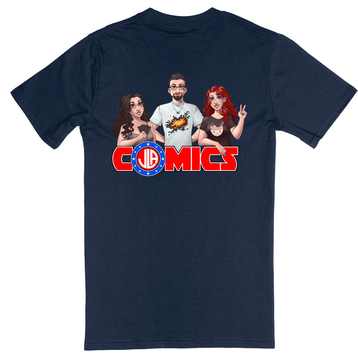 Standard Soft Style Unisex T-Shirt - Navy - back