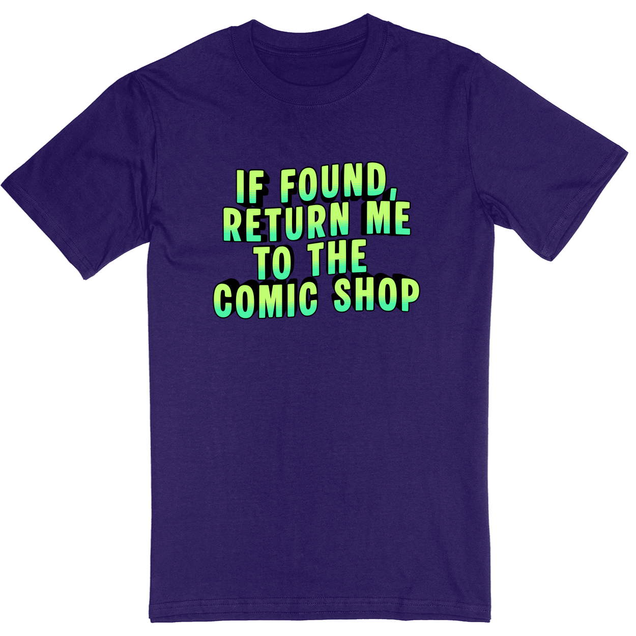 Standard Soft Style Unisex T-Shirt - Purple - front***Purple|||Standard Soft Style Unisex T-Shirt