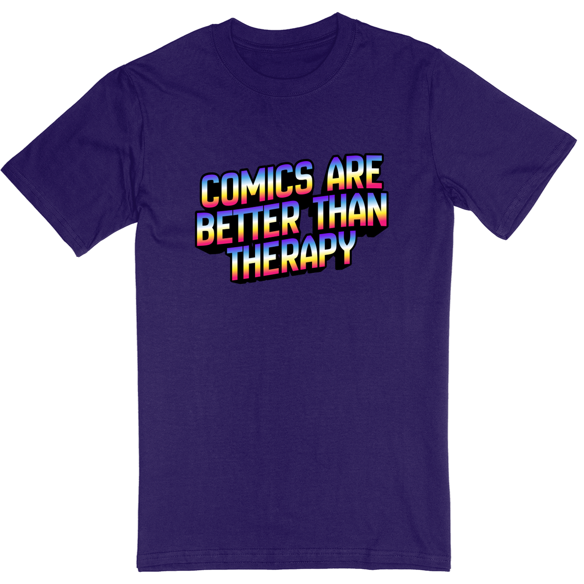 Standard Soft Style Unisex T-Shirt - Purple - front***Purple|||Standard Soft Style Unisex T-Shirt