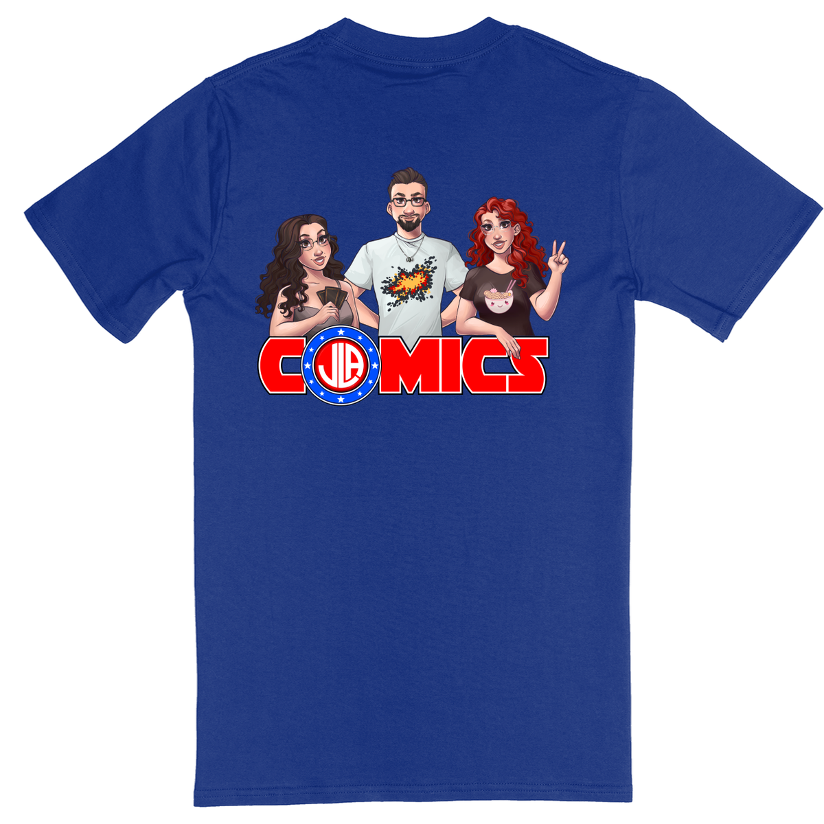 Standard Soft Style Unisex T-Shirt - Royal - back***Royal|||Standard Soft Style Unisex T-Shirt