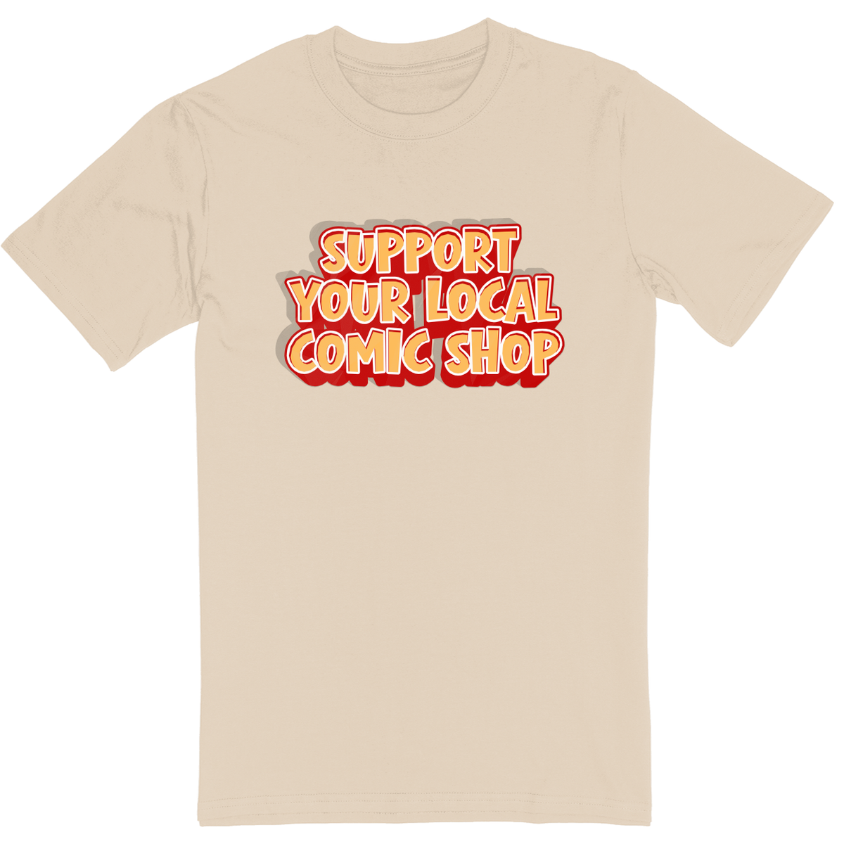 Standard Soft Style Unisex T-Shirt - Sand - front***Sand|||Standard Soft Style Unisex T-Shirt