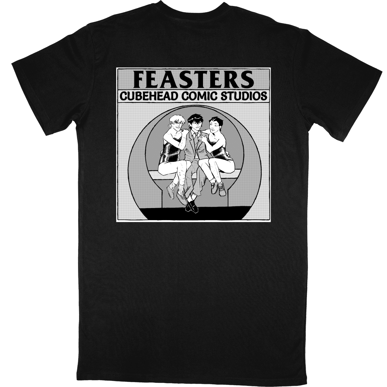 Tall Tee Soft Style - Black - back***Black|||Tall Tee Soft Style