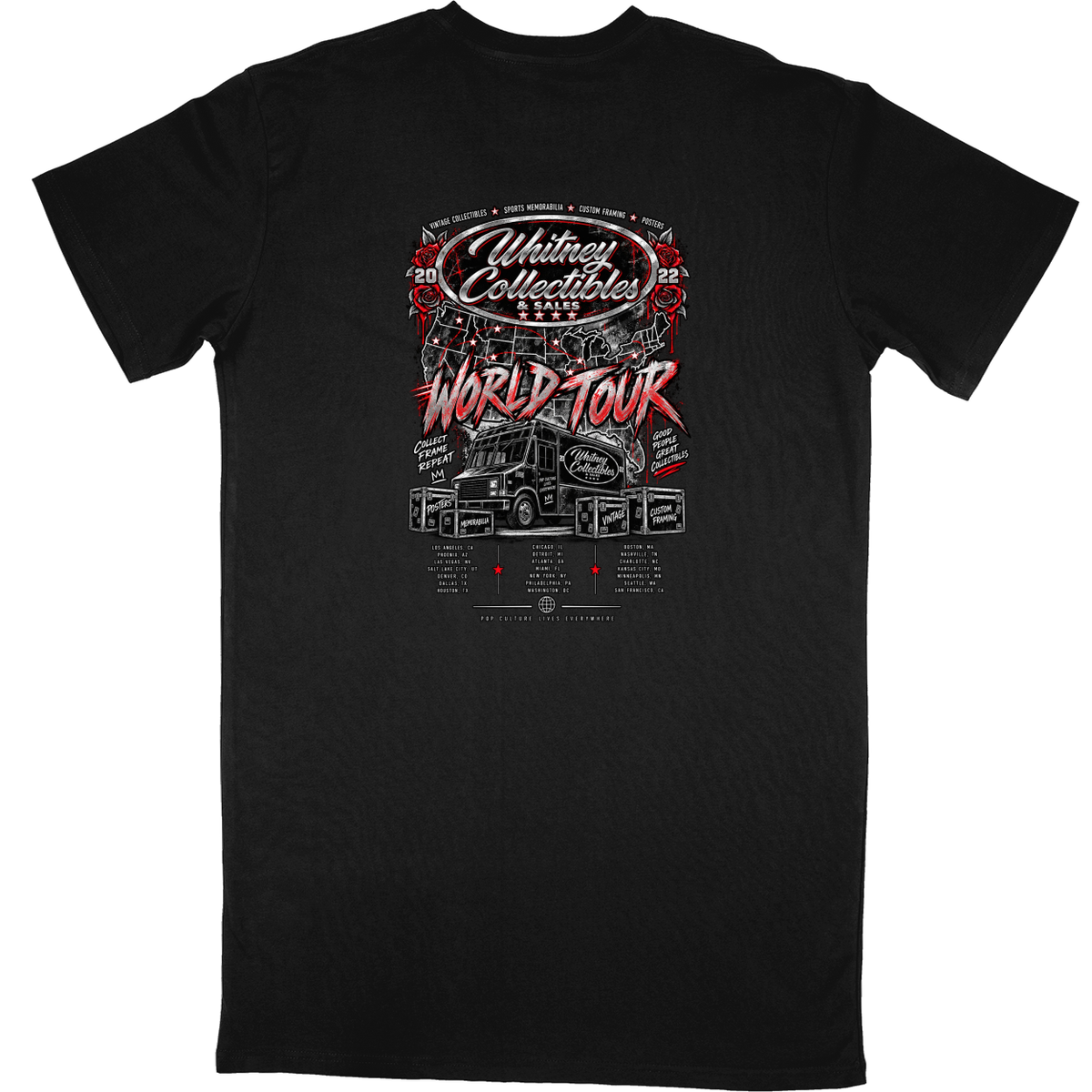Tall Tee Soft Style - Black - back