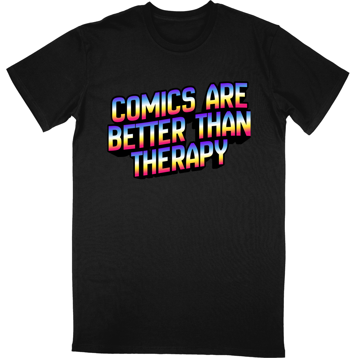 Tall Tee Soft Style - Black - front***Black|||Tall Tee Soft Style