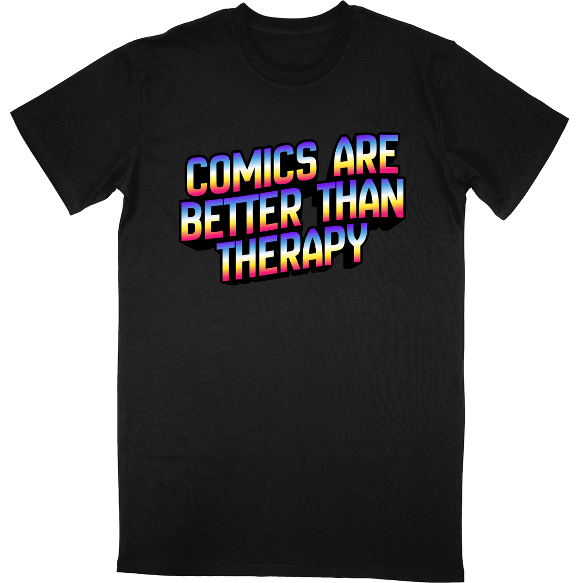 Tall Tee Soft Style - Black - front
