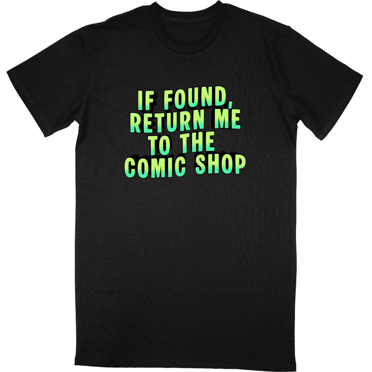 Tall Tee Soft Style - Black - front