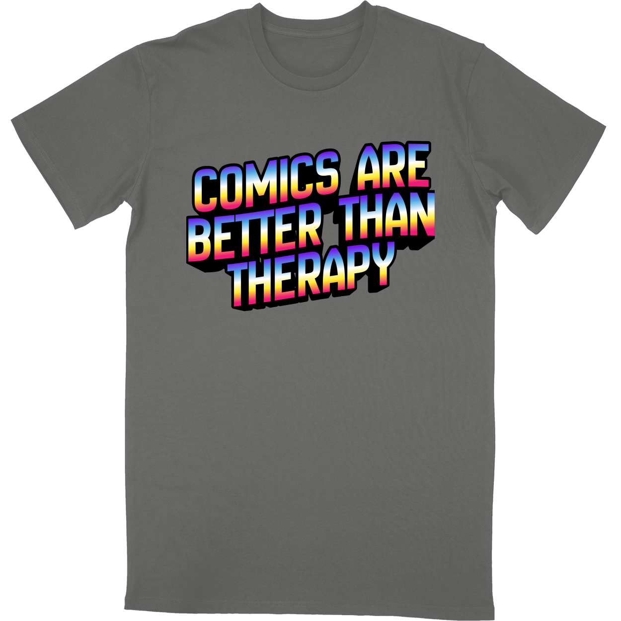 Tall Tee Soft Style - Charcoal - front