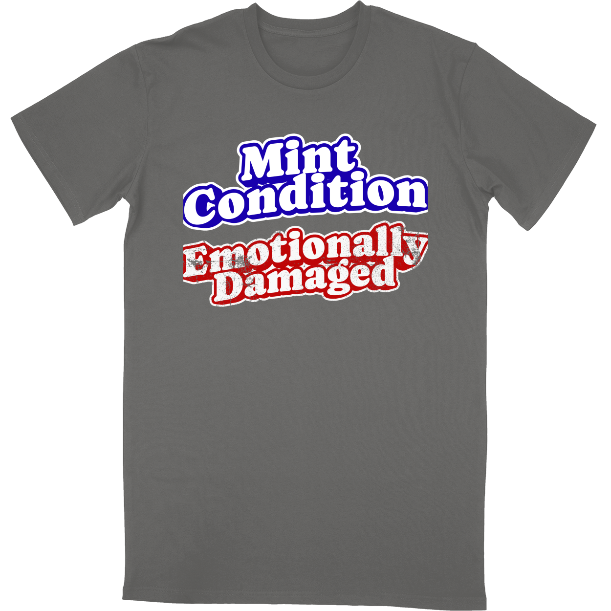 Tall Tee Soft Style - Charcoal - front