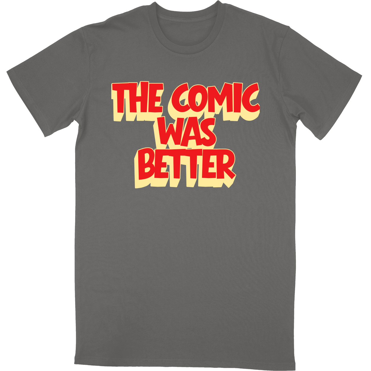 Tall Tee Soft Style - Charcoal - front***Charcoal|||Tall Tee Soft Style
