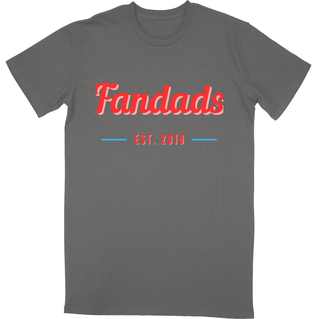 Tall Tee Soft Style - Charcoal - front***Charcoal|||Tall Tee Soft Style