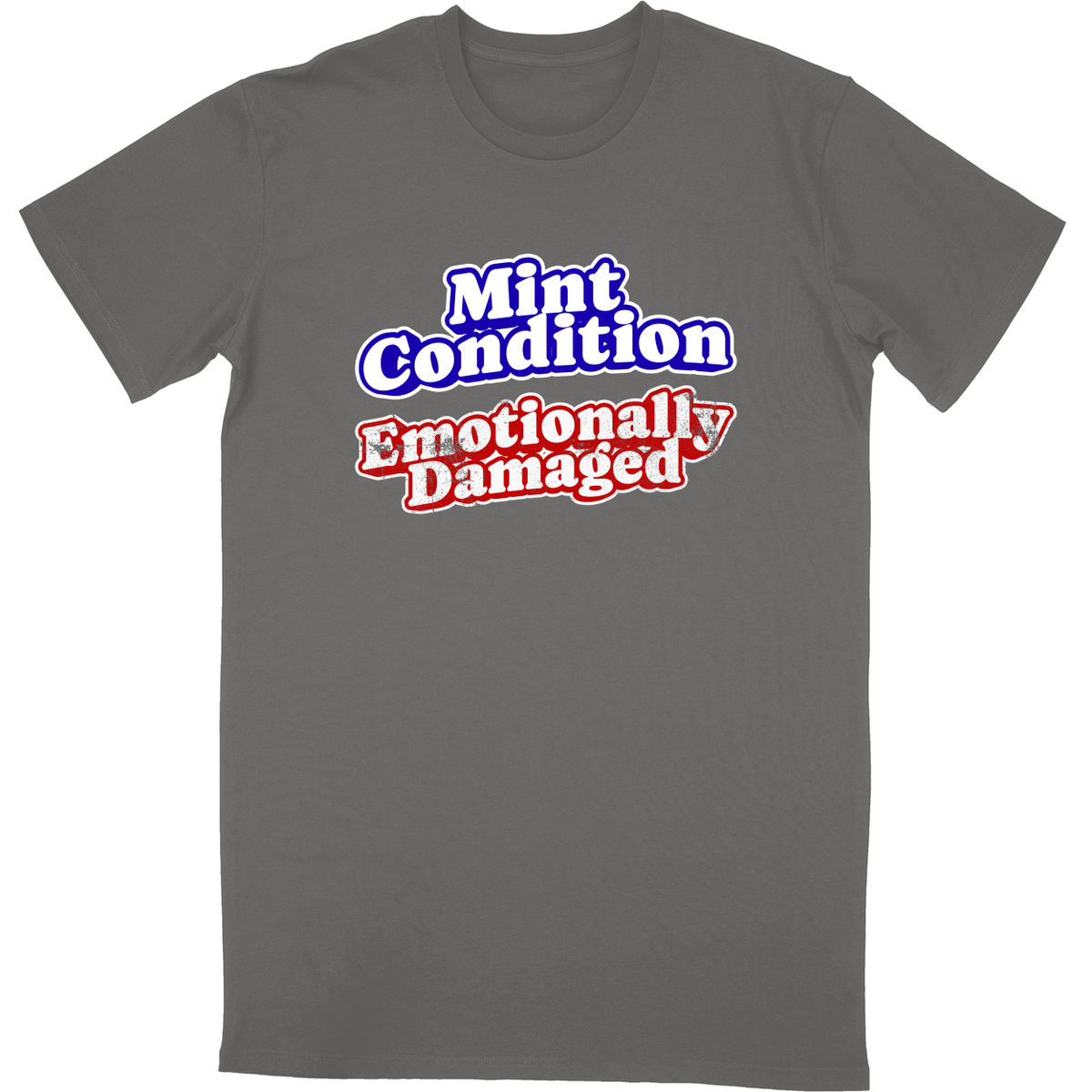 Tall Tee Soft Style - Charcoal - front***Charcoal|||Tall Tee Soft Style