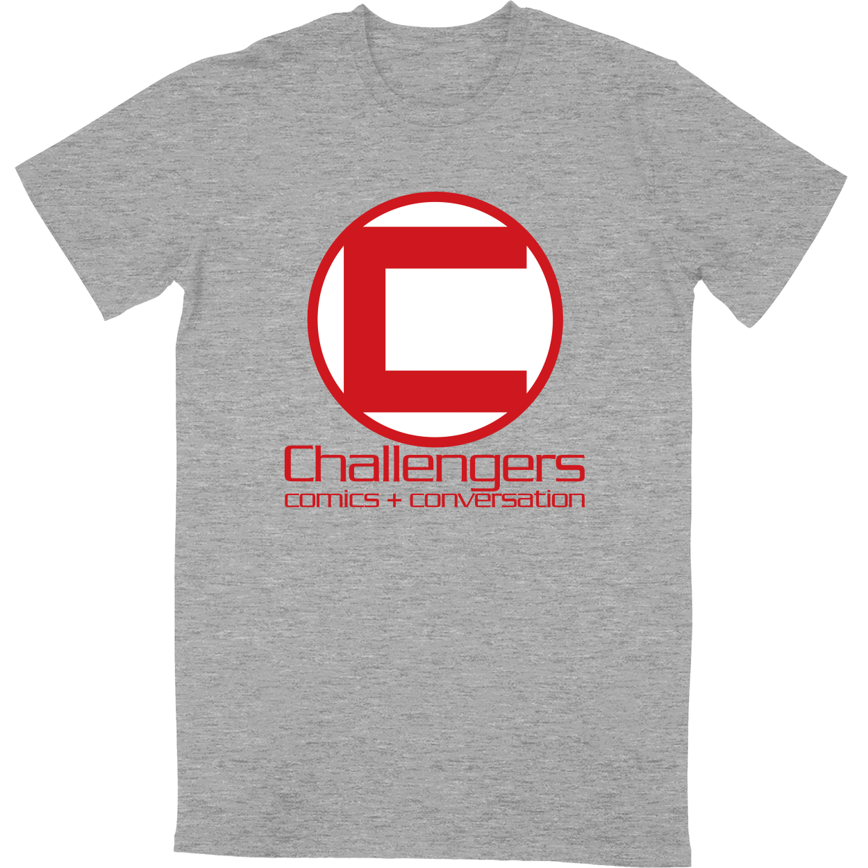 Tall Tee Soft Style - Heather Grey - front***Heather Grey|||Tall Tee Soft Style