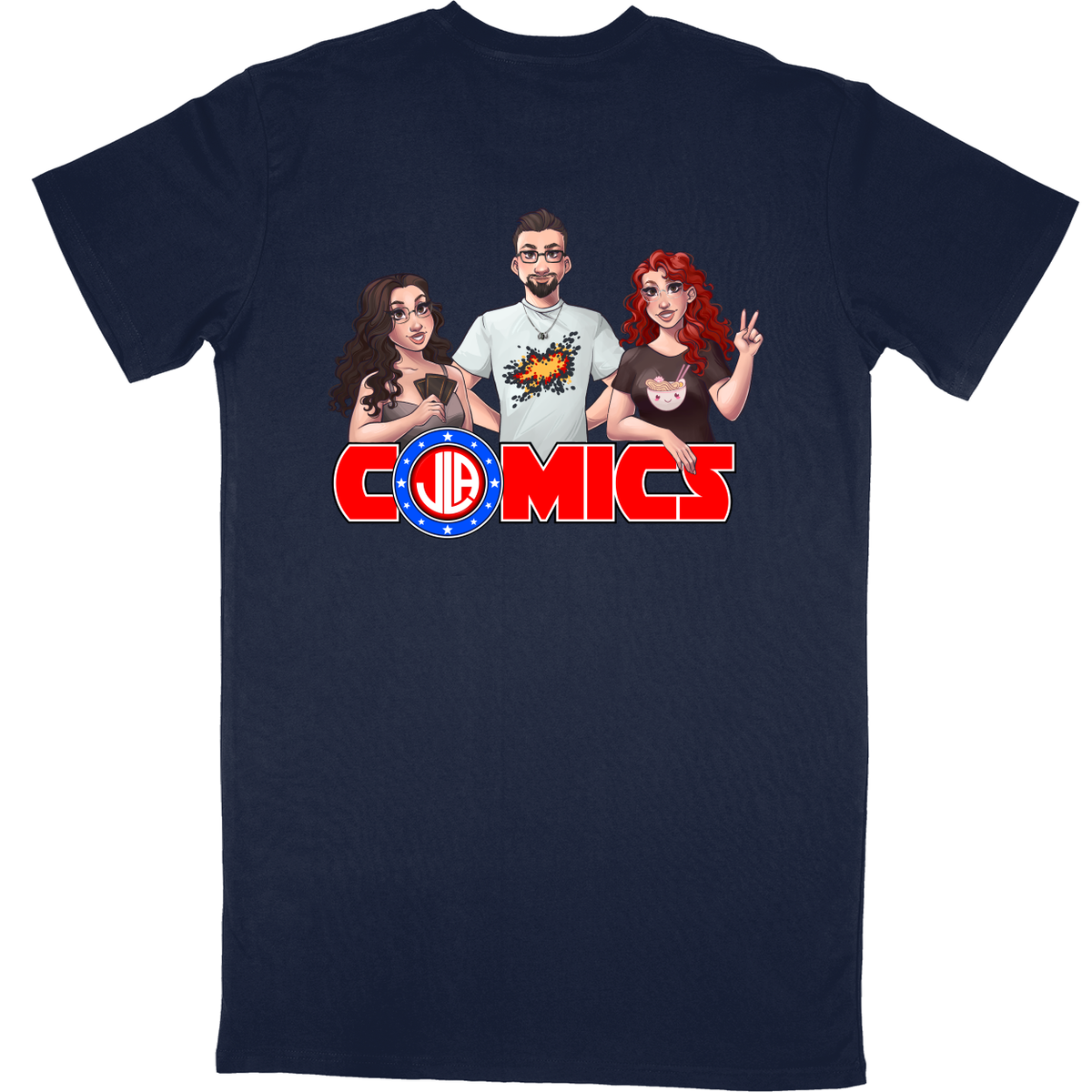 Tall Tee Soft Style - Navy - back