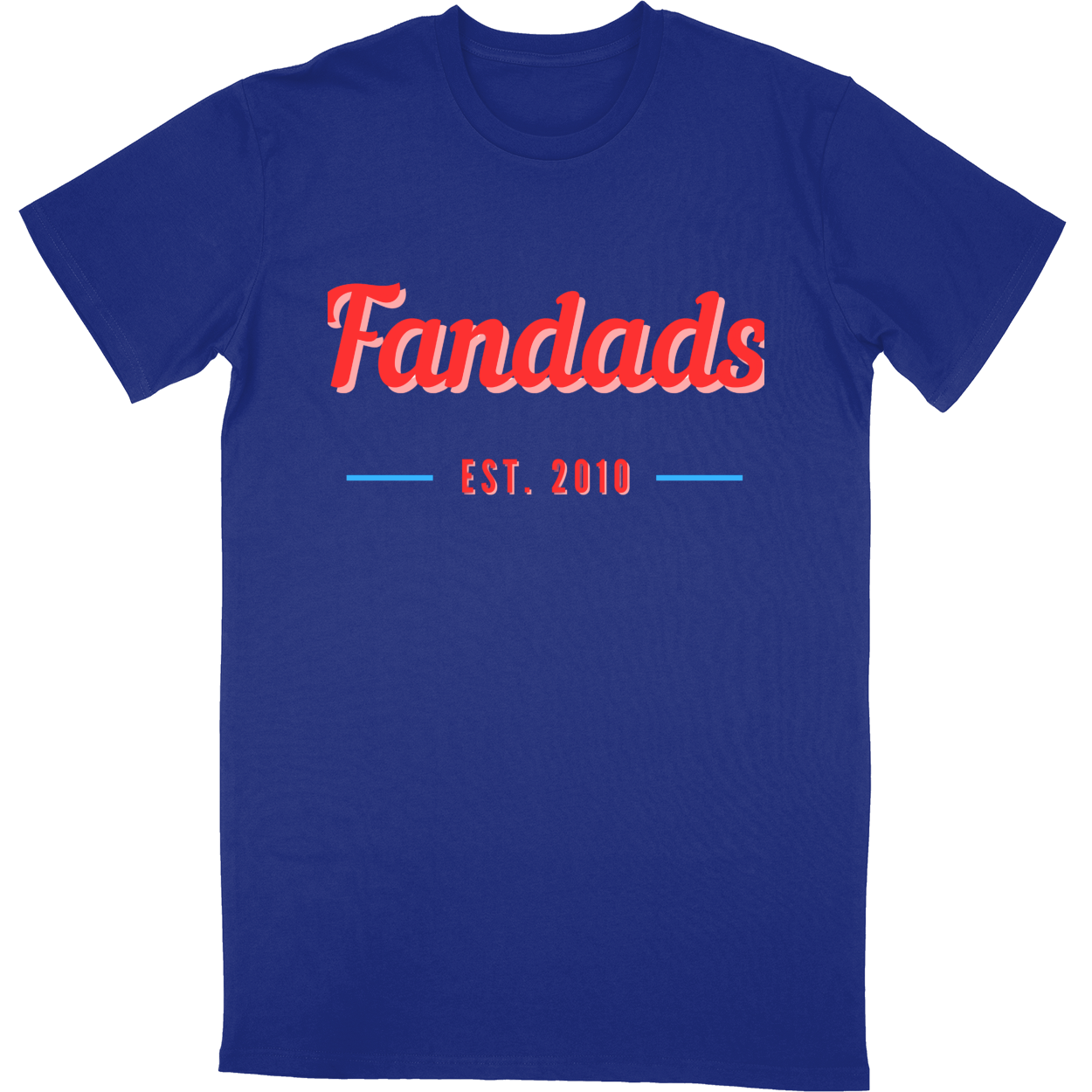 Tall Tee Soft Style - Royal - front