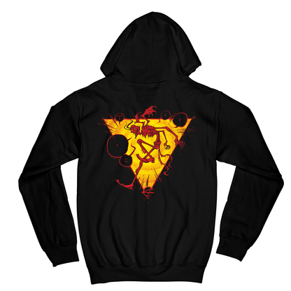 Zip Hoodie - Black - back